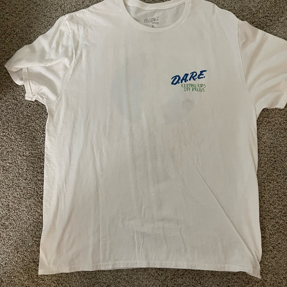 White T-Shirt for Men DARE